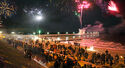 Feuerwerk auf der Seebrücke