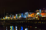 Beleuchteter Bootshafen