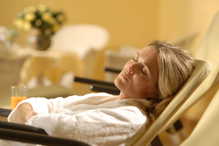 Entspannung im Wellnessbereich
