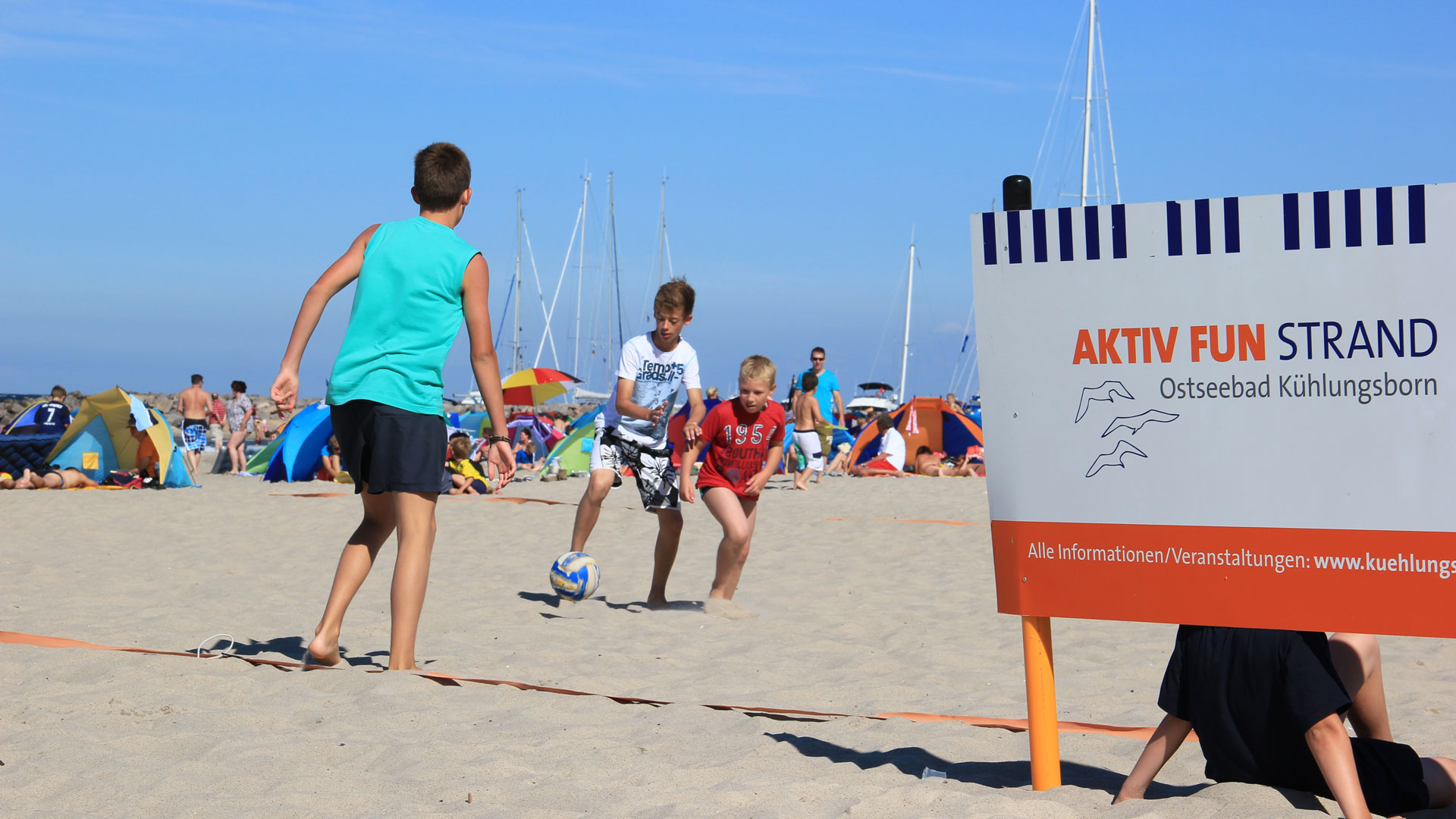 Sportstrand Fussball